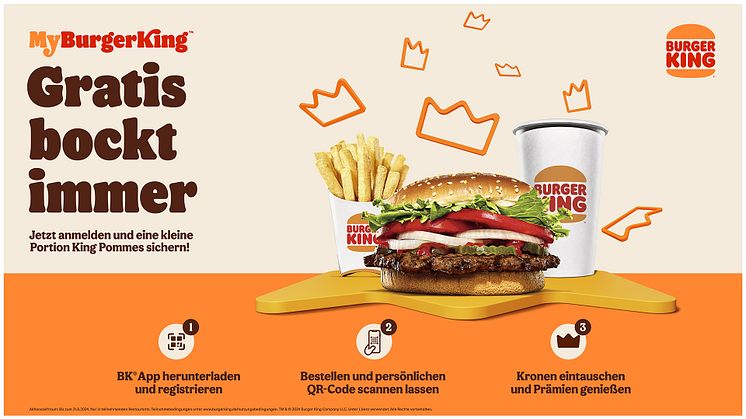 Burger King® setzt Burger Fans die Krone auf