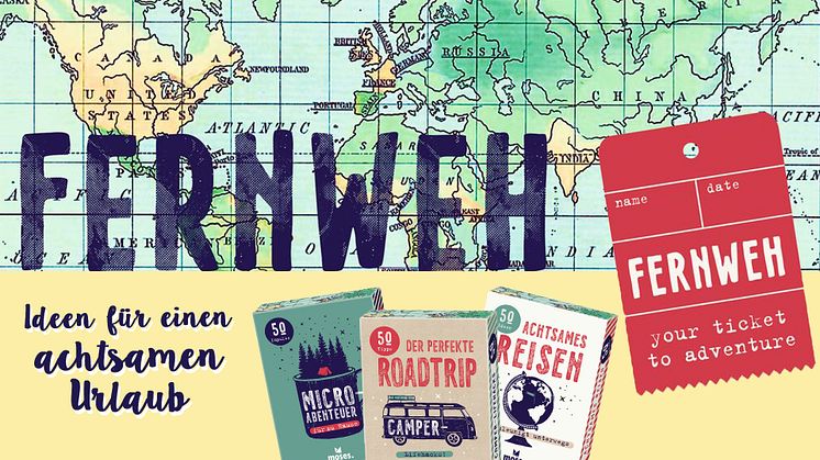 Ideen für einen achtsamen Urlaub: Fernweh-Kartensets