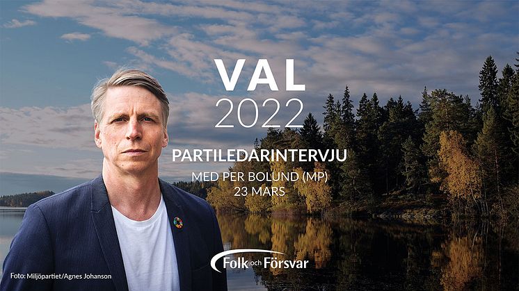 Per Bolund (MP): Varje elbil, varje vindkraftverk är ett sätt att minska energiberoendet till Ryssland