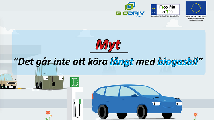 Ny film om myter – visst går det bra att köra biogasbil!