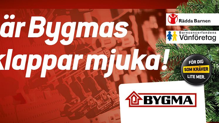 I år är Bygmas julklappar mjuka!