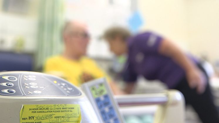 A stroke patient in hospital