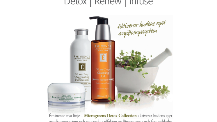 Éminence Microgreens Detox Collection