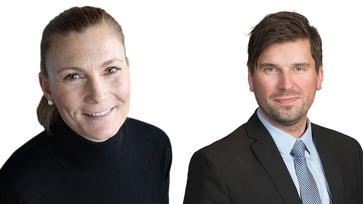 Lisa Lundh och Johan Sandborgh har nya tjänster på Lundbergs.