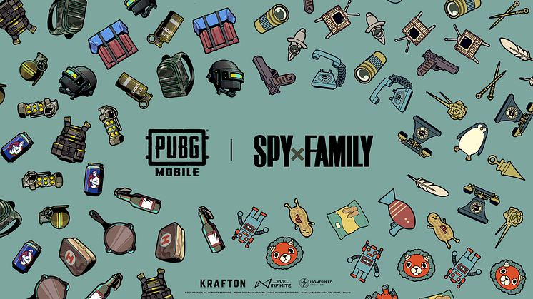 PUBG MOBILE PARTNERS WITH GLOBAL ANIME  PHENOMENON SPY×FAMILY