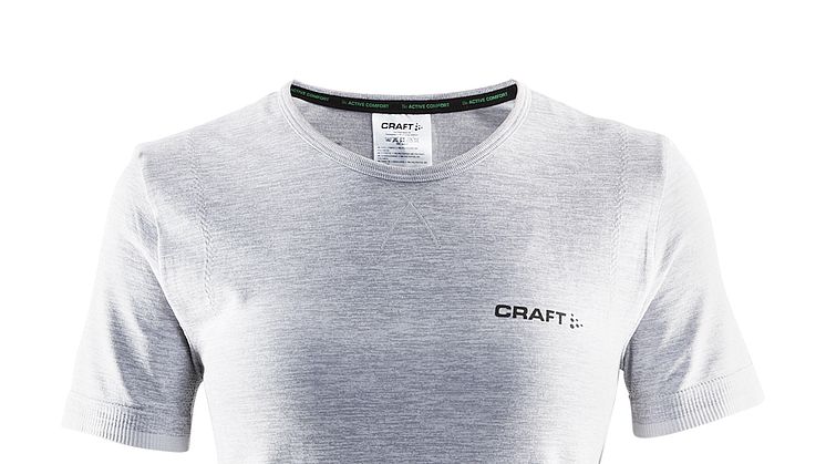 Active Comfort short sleeve för dam i färgen grey melange (ca pris 300 kr)
