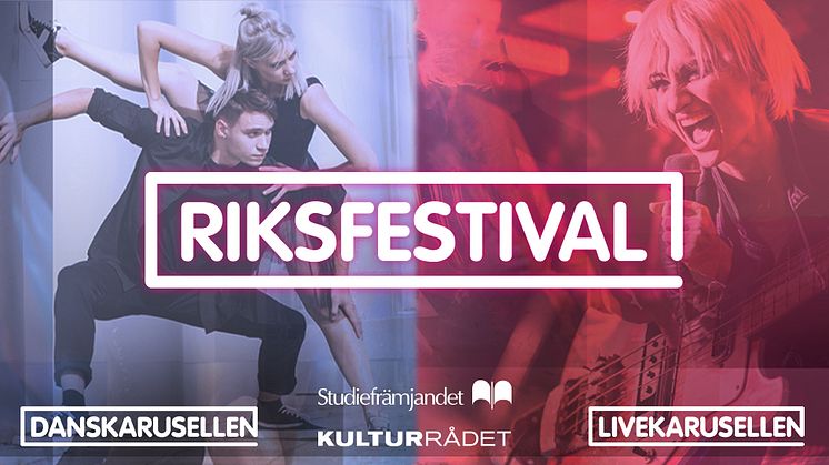 Studiefrämjandets två stora turnéer för musik och dans avslutas med en gemensam riksfestival i Hallunda 18 februari.