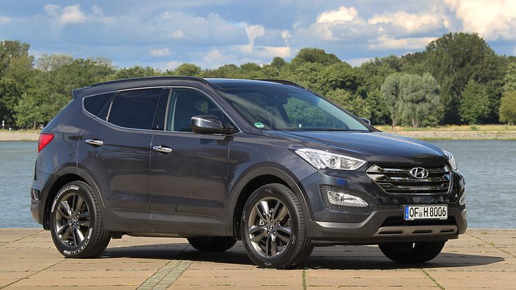 Fem stjärnor i Euro NCAP för Hyundai Santa Fe!