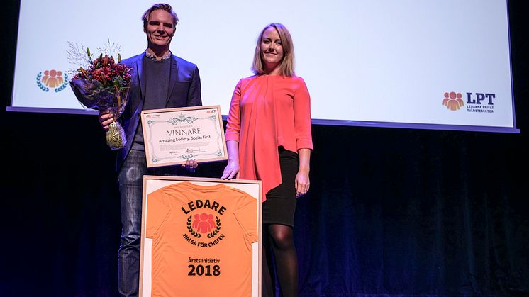 Amazing Society, vinnare av Årets Initiativ 2018: Hälsa för chefer