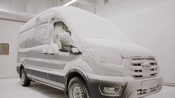 Ekstrem kulde er blot et af de forhold, den nye Ford E-Transit har været udsat for.