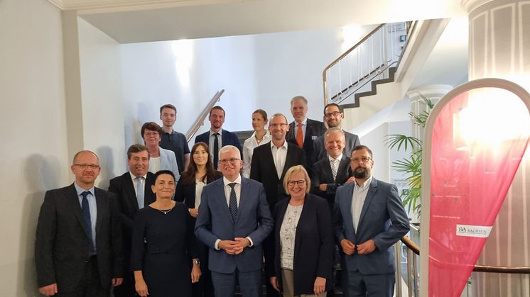 Besuch des sächsischen Staatsministers für Finanzen in Glauchau