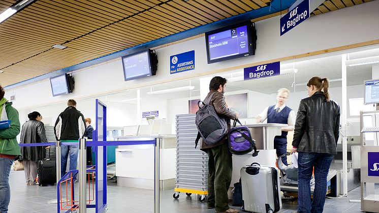 Smoother baggage check-in at Stockholm Arlanda