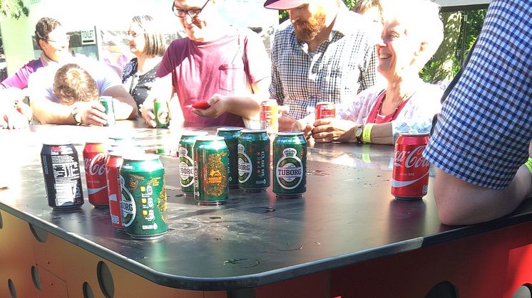 Enklere å holde drikkevarene kalde på Roskildefestivalen