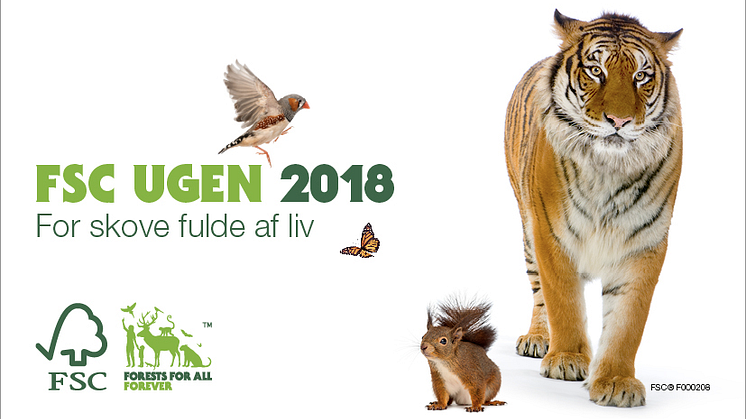 FSC Ugen 2018 afholdes mellem 19. - 25. marts. FSC-mærkningen garanterer bæredygtig skovdrift og gode vilkår for de lokale befolkninger, derfor støtter Verdens Skove FSC.