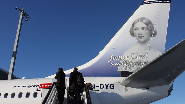 Stark passagerartillväxt för Norwegian i april 