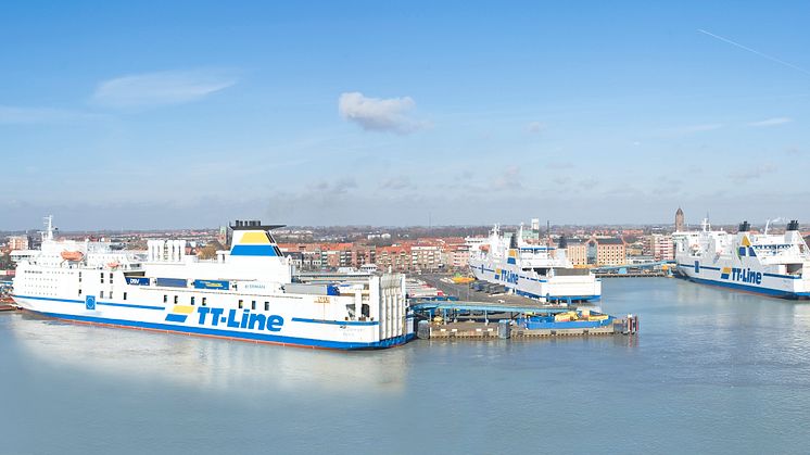 Högtryck i Trelleborgs Hamn - Skandinaviens största RoRo-hamn 