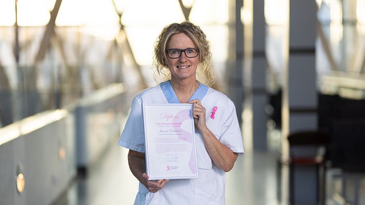 Jeanette Bäcklund är Årets Bröstsjuksköterska 2021
