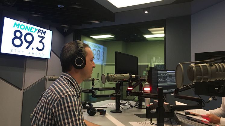 HBM's Mark Laudi with Jason Dasey on the weekend show on Money FM 89.3 
