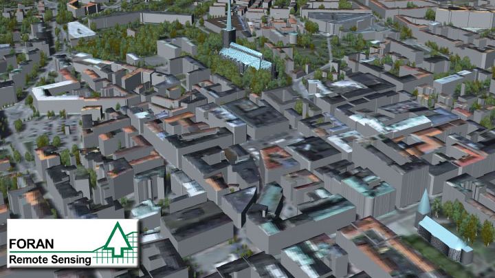 FORAN Remote Sensing hjälper Linköping med karttjänst i 3D
