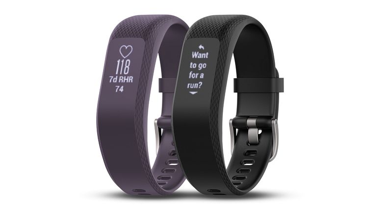 Garmin® vívosmart® 3, en aktivitetsmätare med Elevate™ pulsmätning, VO2 max och stressnivå