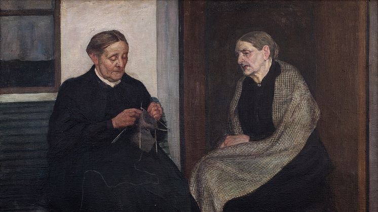 Ester Almqvist, Systrar, 1907, olja, Malmö Konstmuseum