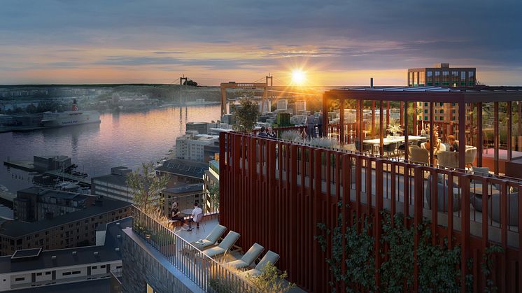 I Eriksbergs gamla varvsmiljöer i Göteborg planerar Peab Bostad för nya lägenheter.