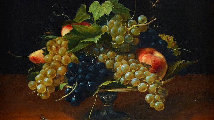 2197 Panfilo Nuvolone - Stilleben vindruvor, päron 