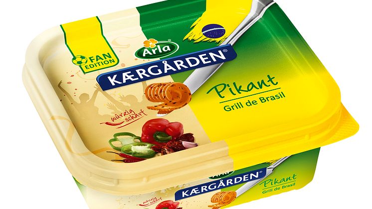 Arla Kærgården® Pikant Grill de Brasil – die Fan-Edition zur Fußball-WM