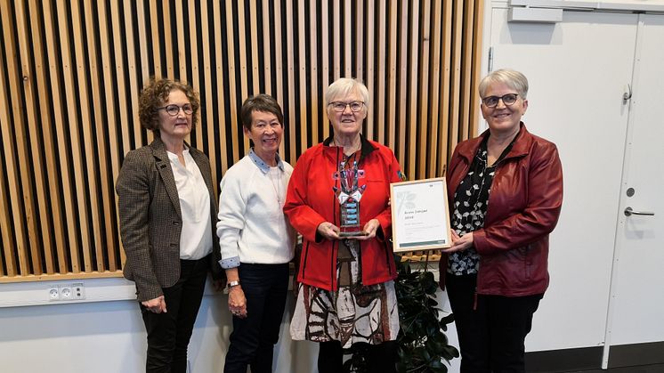 Birgit Skovmand modtager prisen for Årets Ildsjæl 2019