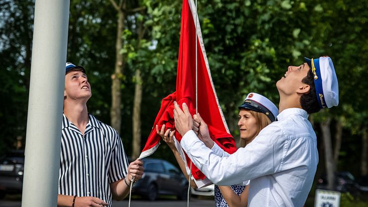 Oliver Højen Pedersen, Olena Tatarenkova og Patrick Mercado Nielsen // foto: Ann Bergsman