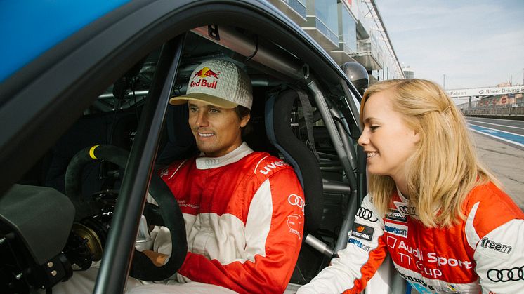 Skidåkaren Jon Olsson kör finalen i Audi Sport TT Cup till helgen