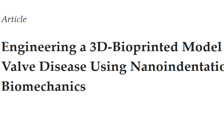 CELLINKs samarbetspartner har 3D-bioprintat humana hjärtvalvsjukdomsmodeller 