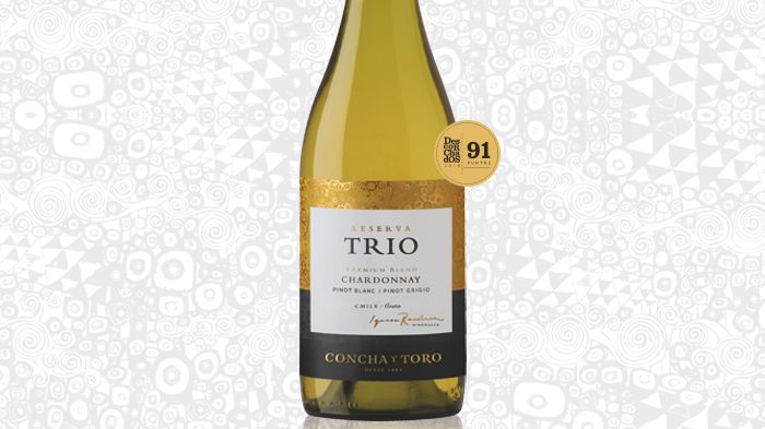 91 poäng till TRIO Chardonnay i Descorchados 2018