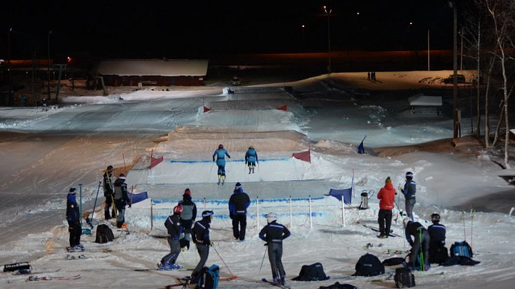 Världseliten i Skicross på plats i Hemavan