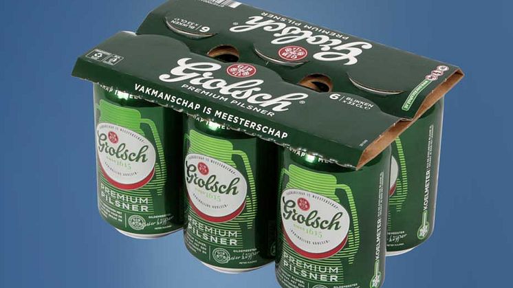 Smurfit Kappas nya TopClip-produkt lanseras av det ledande ölbryggeriet Royal Grolsch