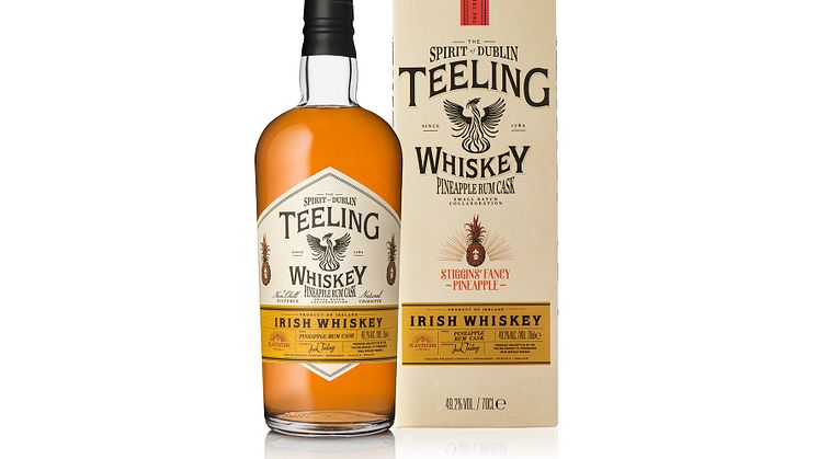 Teeling Whiskey i unikt samarbete med Plantation – Stiggin’s Fancy Pineapple Rum Cask-återkomsten!