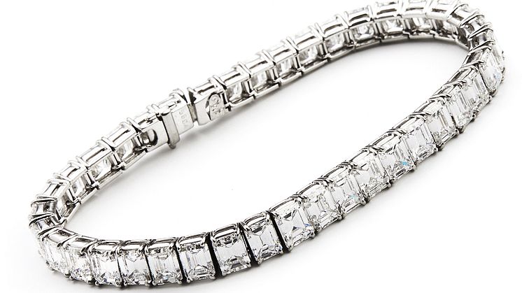 Harry Winston: Rare diamond bracelet, 1965