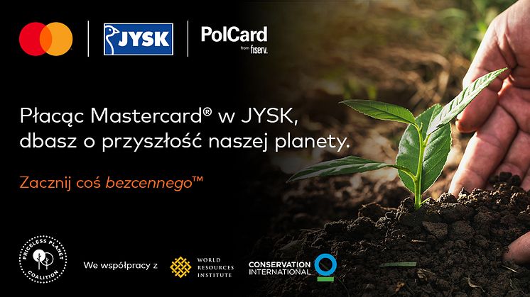 Zakupy z Mastercard w JYSK – więcej drzew dla naszej planety