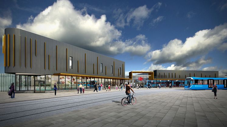How the finished Wolverhampton Interchange will look
