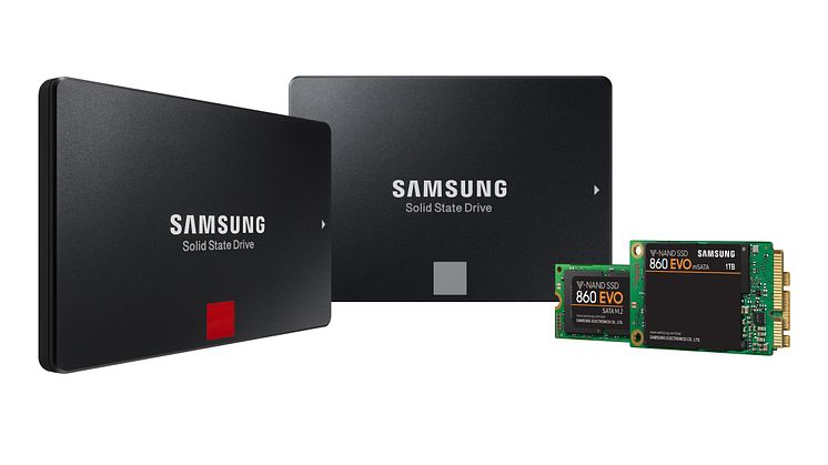  Samsung Electronics opgraderer SATA Lineup med 860 PRO og 860 EVO SSD-enheder med V-NAND teknologi