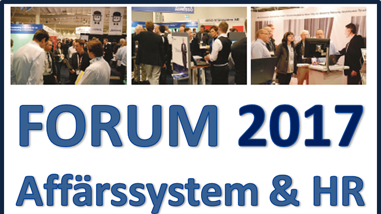 Träffa Hogia på Forum Affärssystem & HR 2017  