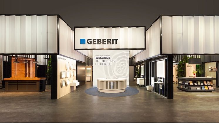 «House of Geberit»: Geberit streamet presentasjoner om design, funksjonalitet og teknologi fra en ekte messe.