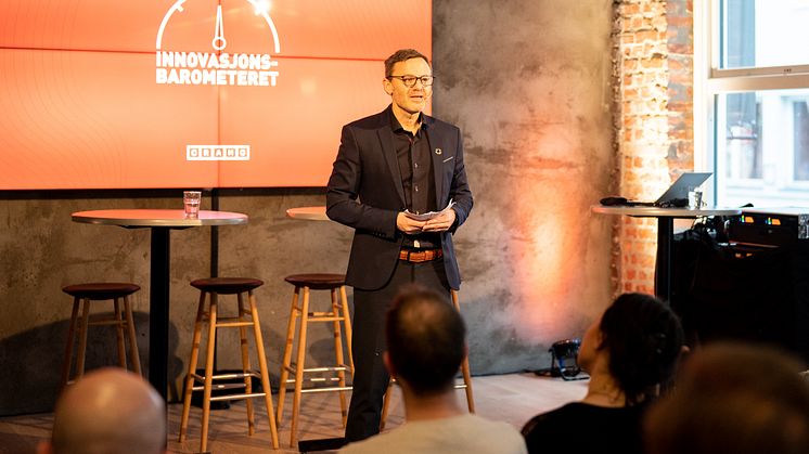 Adm.Direktør i Cramo, Bjørn Melheim åpner Innovasjonsbarometeret 2020