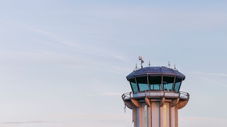 Flygledartornet på Norrköping Flygplats firar 30 år.