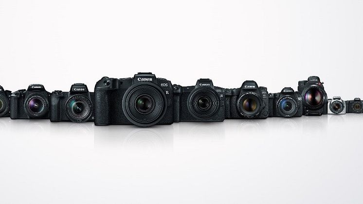 Canon celebrates production of 100 million EOS-series interchangeable-lens cameras