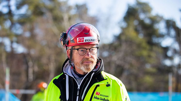 Johan Lindholm, förbundsordförande Byggnads. Bild: Terese Perman