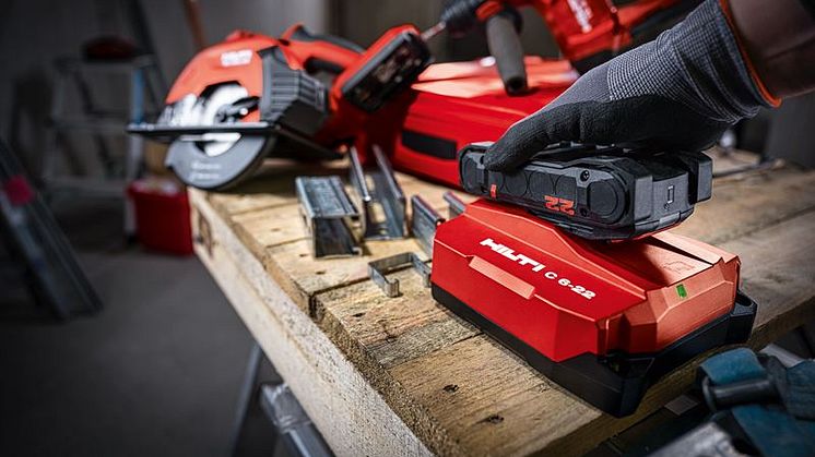 Hilti lanserar: Nuron, den helt nya uppkopplade 22V-batteriplattformen