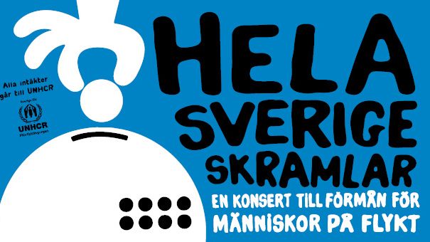 Hela Sverige skramlar-tavlor auktioneras ut till förmån för UNHCR