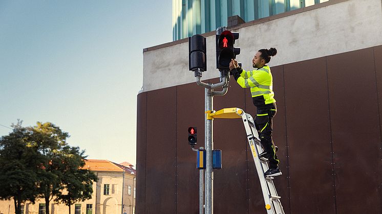 Stolpstege från Wibe Ladders