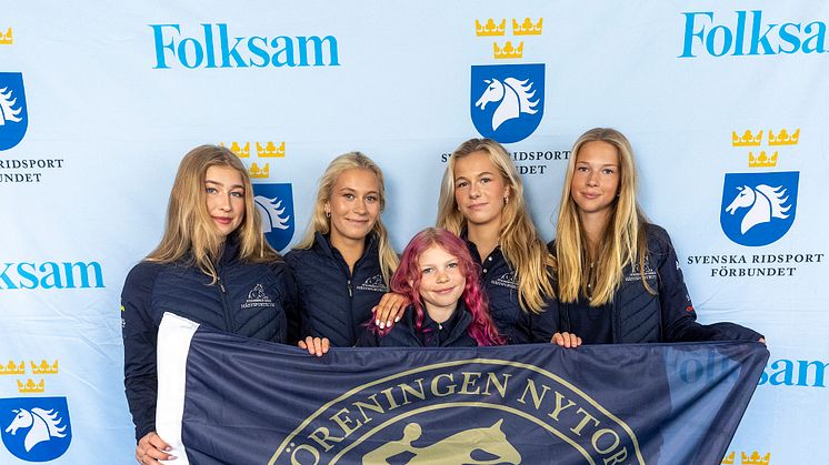 Nytorp Equestrian är ett av lagen som gör upp i finalen av  Folksam Ponnyallsvenska, tillika lag-SM för ponny, under Falsterbo Horse Shows första helg. Foto: Roland Thunholm